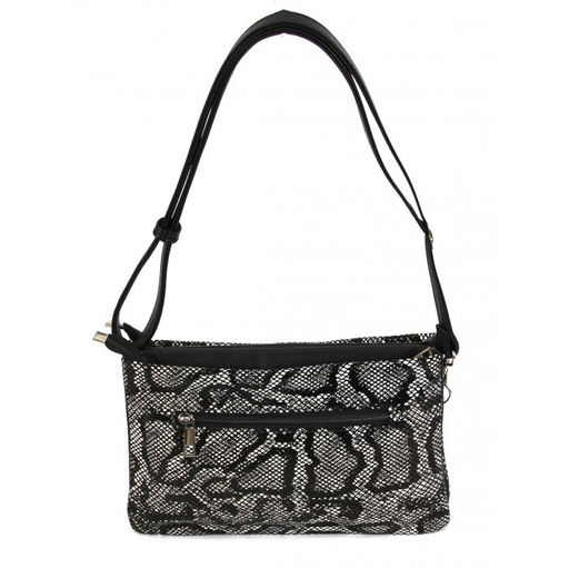 Сумка женская натуральная кожа ADEL-72 (отделка - ИСК/КОЖА), 3отд, плечевой ремень, питон 262932 - Adelia фото 2