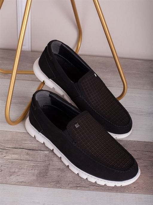 Слиперы мужские/ Слипоны повседневные 101-61-L1 Черный