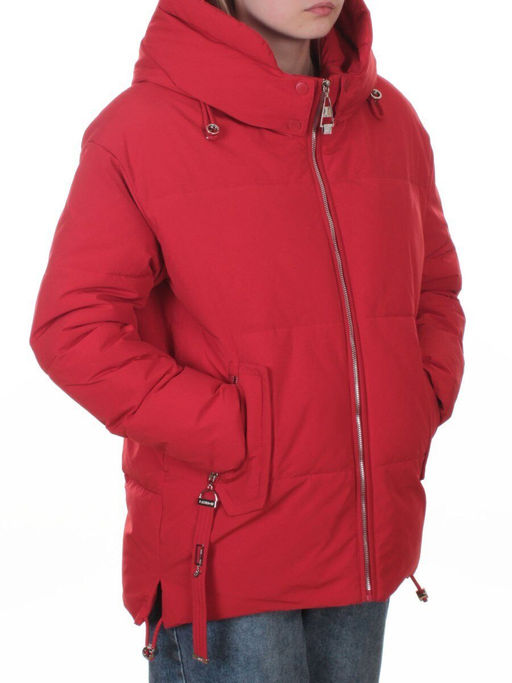 2387 RED Куртка зимняя женская (150 гр. холлофайбер)