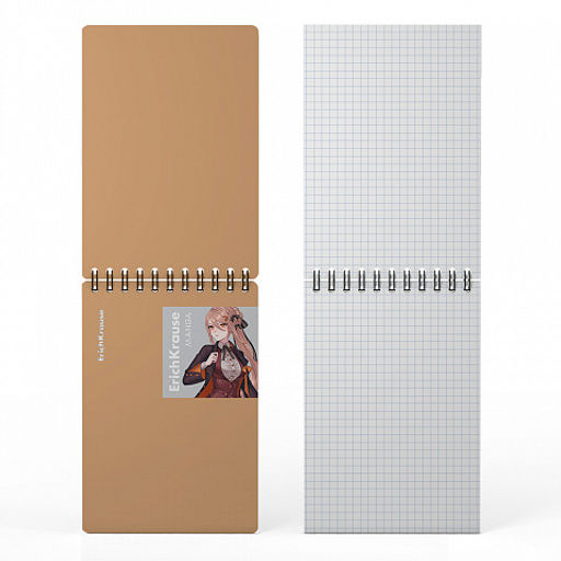 Цена за 4 шт. Блокнот с пластиковой обложкой на спирали ErichKrause Manga, А6, 80 листов, клетка_MIX-PACK  фото 7