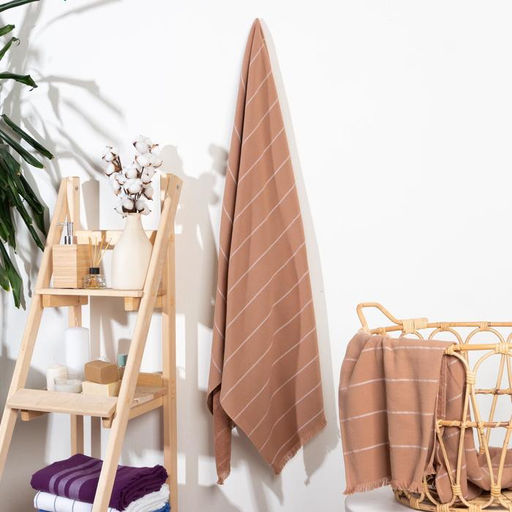 Полотенце махровое двухстороннее «Этель. Комфорт», 90×170 см, хлопок 100%, мокко