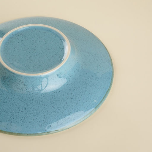 Тарелки для пасты SL Home Аззура, 160 мл, d=21.8 см, набор 2 шт., фарфор, бирюзовые