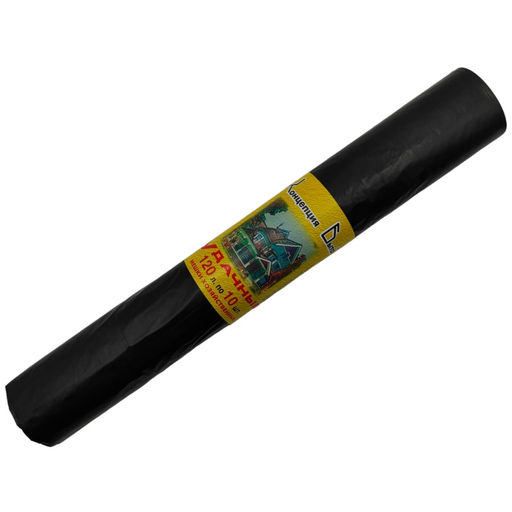 Мешки для мусора 120л, 40мкм, рулон 10шт., ПВД черн. "Концепция быта Удачные"