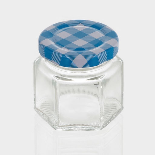 Цена за 2 шт. Банка для сыпучих продуктов «Классика», 65 мл, 5.5×5.4 см, с металлической крышкой, стекло