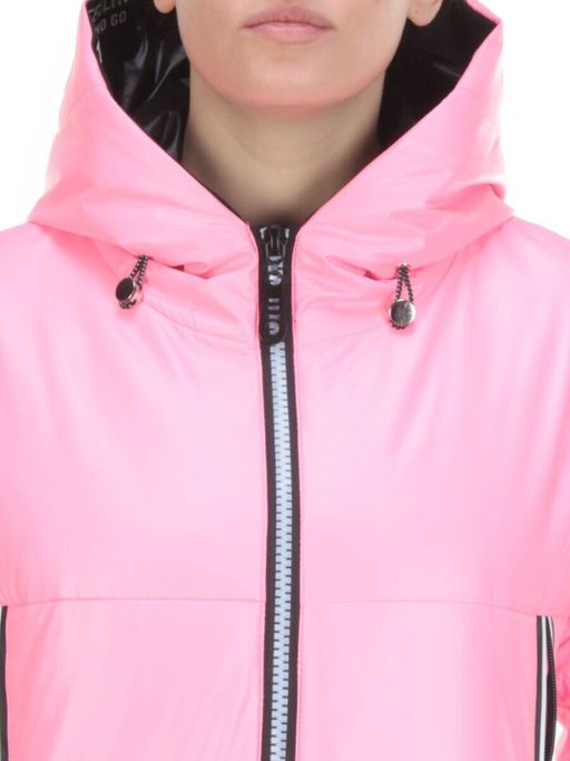 8278 PINK Куртка демисезонная женская BAOFANI (100 гр. синтепон) - Fashion фото 10