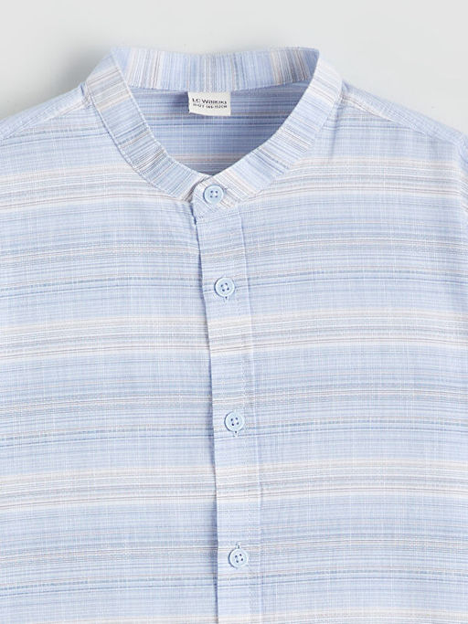 Hakim Yaka ?izgili Erkek ?ocuk G?mlek