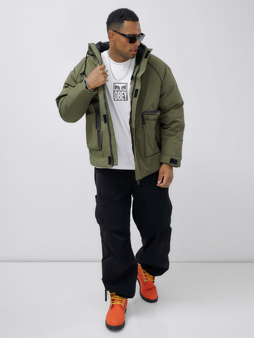 Куртка зимняя до - 20 бежевого цвета цвета хаки - Mtforce фото 13