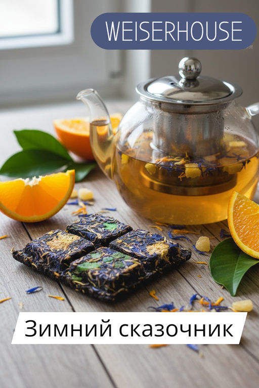 Чай Зимний сказочник, плитка 75 гр. 1 уп. Новогодний ассортимент - Weiserhouse фото 18