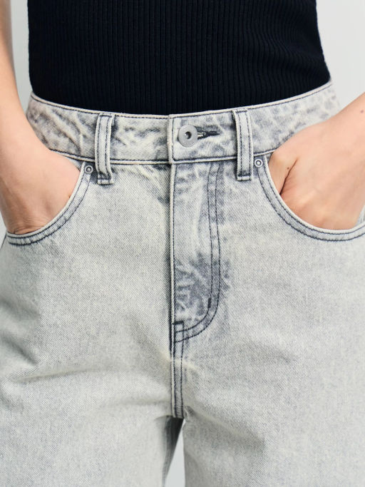 Джинсы barrel с высокой посадкой / Zarina  фото 5