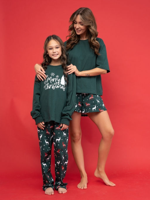 Комплект жен.арт.1247-2,зелено-белый