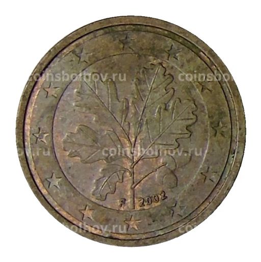2 евроцента 2002 года F Германия
