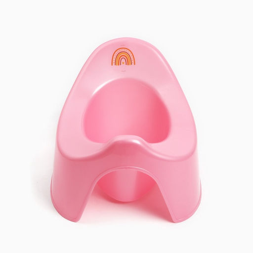 Горшок детский Крошка Я «Радуга», розовый
