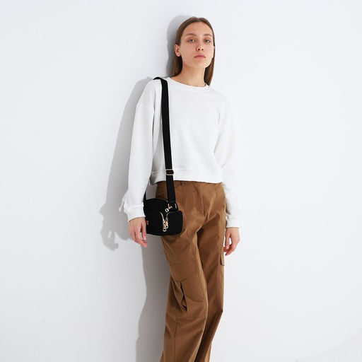 Сумка кросс-боди на молнии, цвет чёрный - Simaland фото 4
