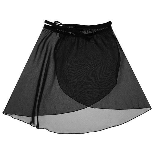 Юбка гимнастическая Grace Dance, с запахом, р. 38-40, цвет чёрный  фото 7