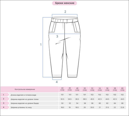 Брюки женские 1144 Зеленый* 1790 Lets go - Let's go фото 4