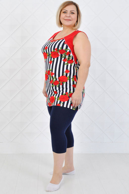 Арт. 290 Костюм с бриджами 48-58 (6 шт) Цвет:ассорти - Калинка фото 3