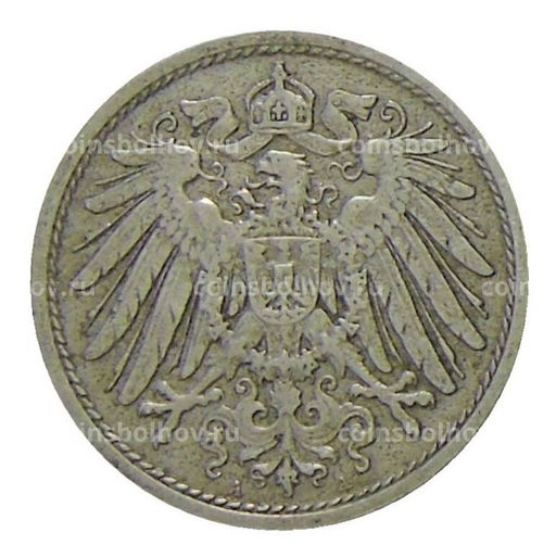 Монета 10 пфеннигов 1900 года A Германия