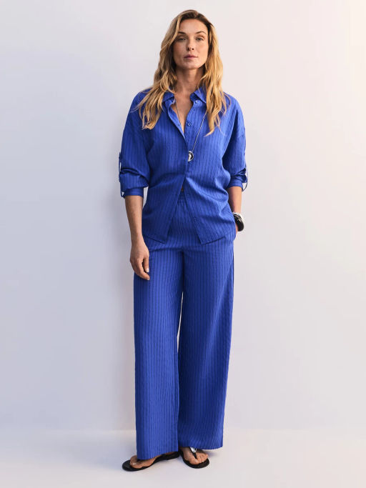 Блуза оверсайз из вискозы с длинным рукавом ZR2605012013-46 / Zarina