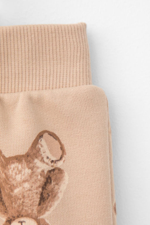 Crockid _ КР 400599/нежный бежевый,милые мишки к413 брюки д/дев яс