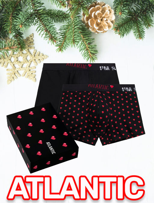 ATLANTIC 2GMH-028 Трусы шорты So Happy - набор 2 шт. черный  фото 10