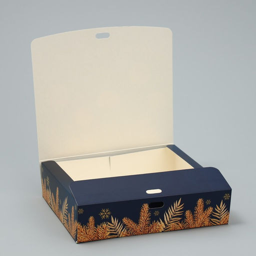 Цена за 3 шт. Коробка подарочная новогодняя складная «Роскошного праздника», 20 х 18 х 5 см