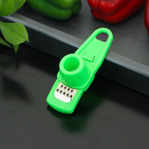 Цена за 2 шт. Тёрка для чеснока с держателем Доляна, 14 см, малая, МИКС фото 3