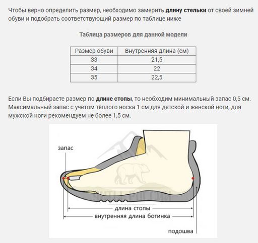 Детские унты, голубая норка, литая подошва