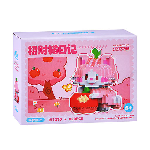 Конструктор "Кошка с яблоком" (450 дет.) в коробке