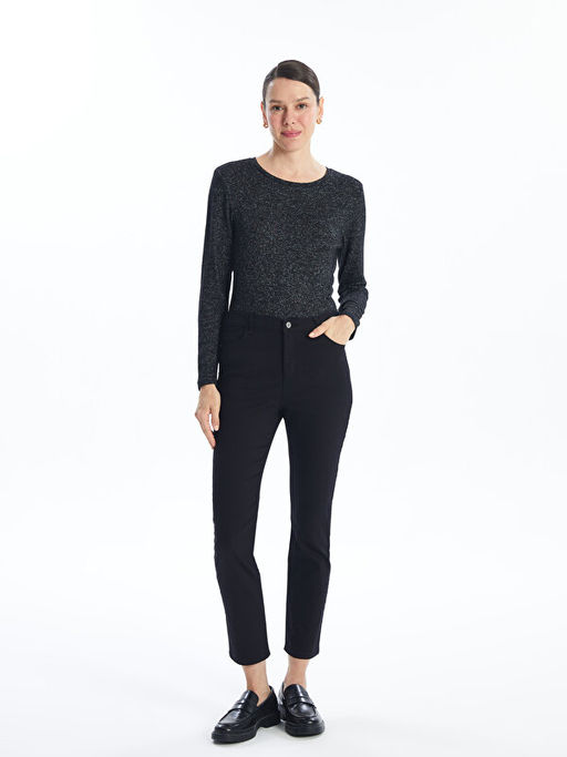 Straight Fit Kad?n Jean Pantolon