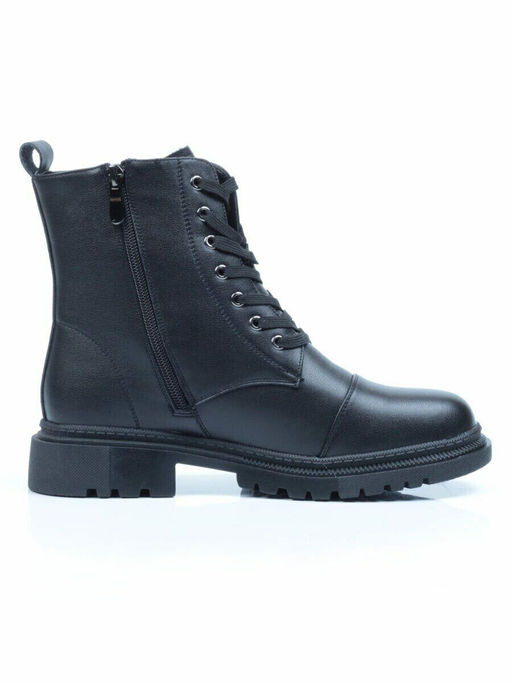 01-5257-1 BLACK Ботинки демисезонные (натуральная кожа, байка) - No name фото 10