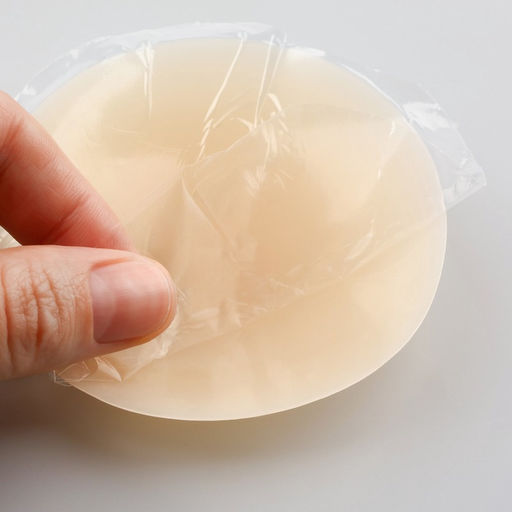 Цена за 2 шт. Стикини многоразовые, d=8.5 см, бежевые