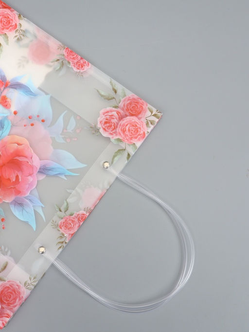 Пакет подарочный прозрачный , "Красота" 30 х 26 х 12