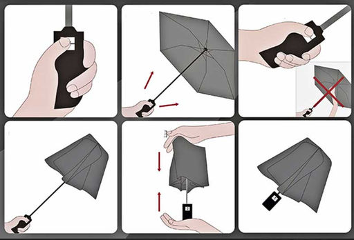 Зонт Umbr-360-RedWine