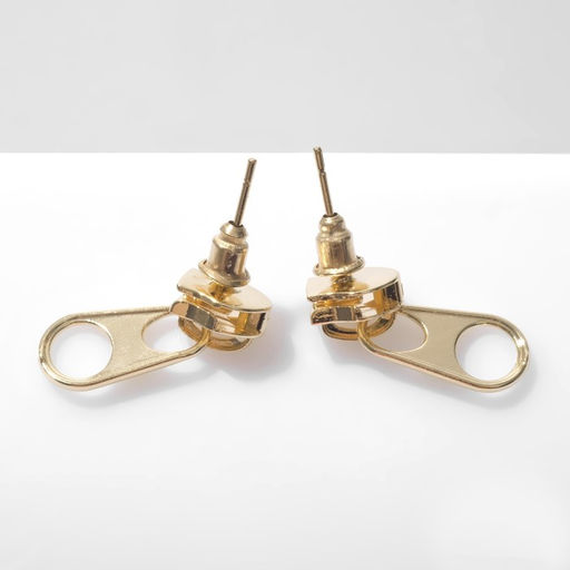 Серьги Замок, цвет золото - Queen fair фото 2