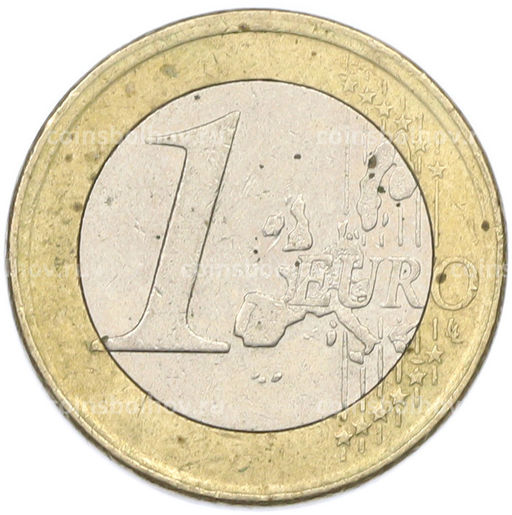 Монета 1 евро 2001 года Испания