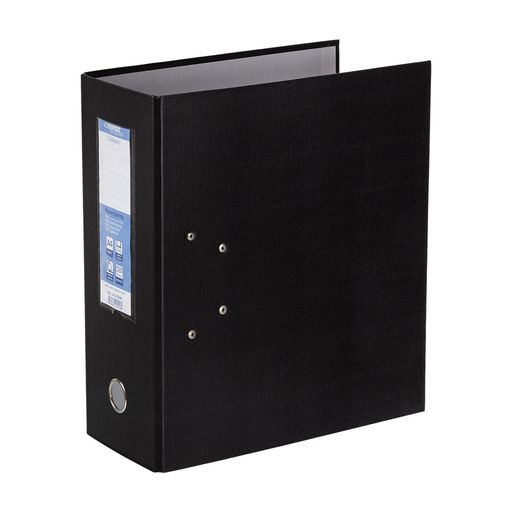 Expert Complete Регистратор PVC 125 мм 15 шт. Classic A4 арочный механ. лён черный 251540