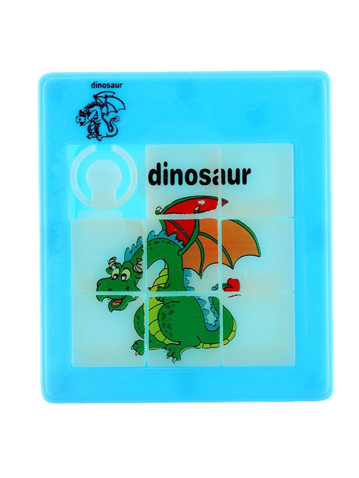 Цена за 3 шт. Головоломка - пятнашки «Животные», МИКС