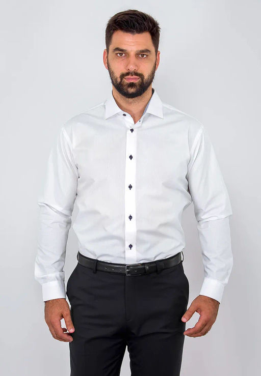 Сорочка мужская длинный рукав GREG 100/139/WH/Z/2p