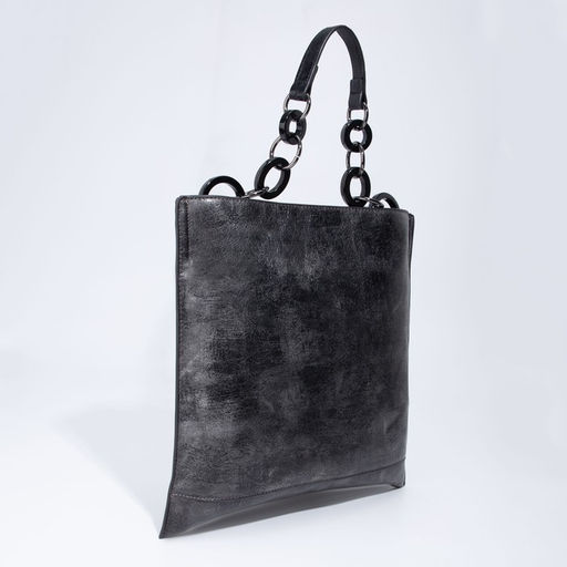 Сумка-тоут на молнии, наружный карман, длинный ремень, цвет серый - Simaland фото 2