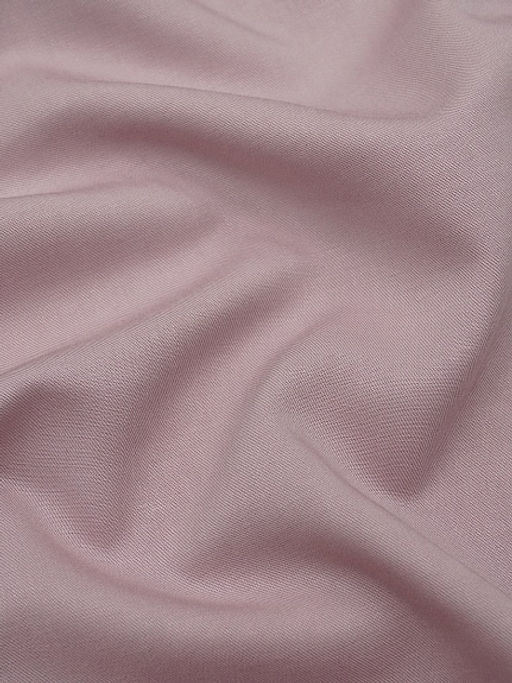 Плательная вискоза цв.Пыльный розово-сиреневый, СОРТ2, ш.1.45м, вискоза-100%, 190гр/м.кв - Купава фото 3