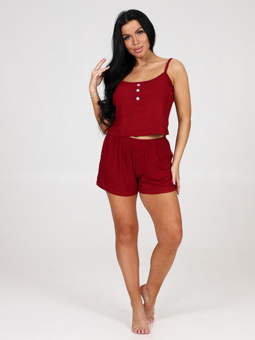 647-П ПИЖАМА ЖЕНСКАЯ (Бордо) - А-дина фото 2