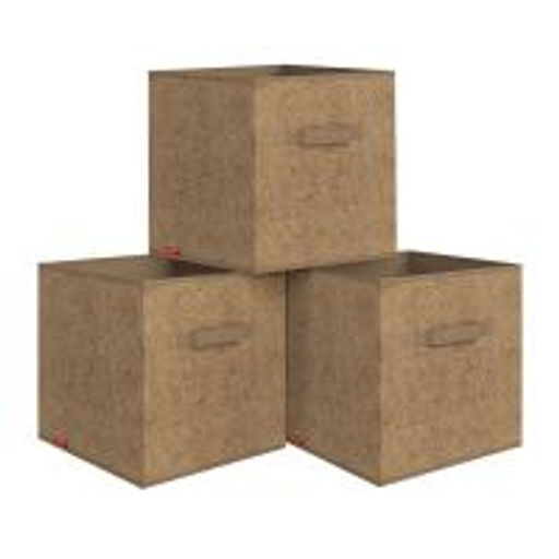 Короба стеллажные, без крышки, 28*28*28 см, набор 3 шт. Valiant  фото 41