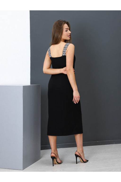 Сарафан ДО-125 Лапша черный - Хороший трикотаж фото 8