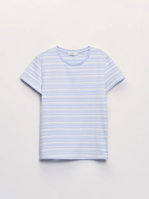 Футболка прилегающего силуэта в полоску ZR2605013409-252 / Zarina