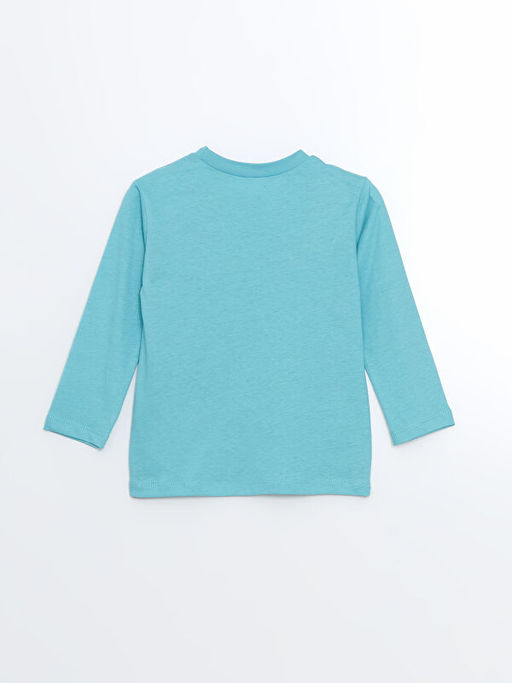 Bisiklet Yaka Bask?l? Erkek Bebek Ti??rt - Waikiki фото 2