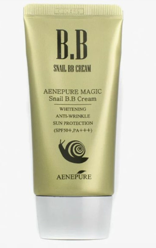 Aenepure Magic Snail BB Cream SPF50+ - BB-Крем для лица, 50 мл