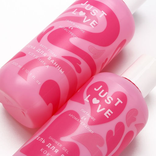 Подарочный набор косметики Love collection, гель для душа, 300 мл и пена для ванны,300 мл , ЧИСТОЕ СЧАТЬЕ - Чистое счастье фото 6