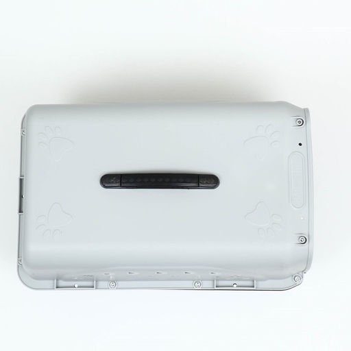 Переноска для животных пластиковая с металлической дверью 47 х 30 х 35 см, вес до 12 кг, серая 934 - Пижон фото 6