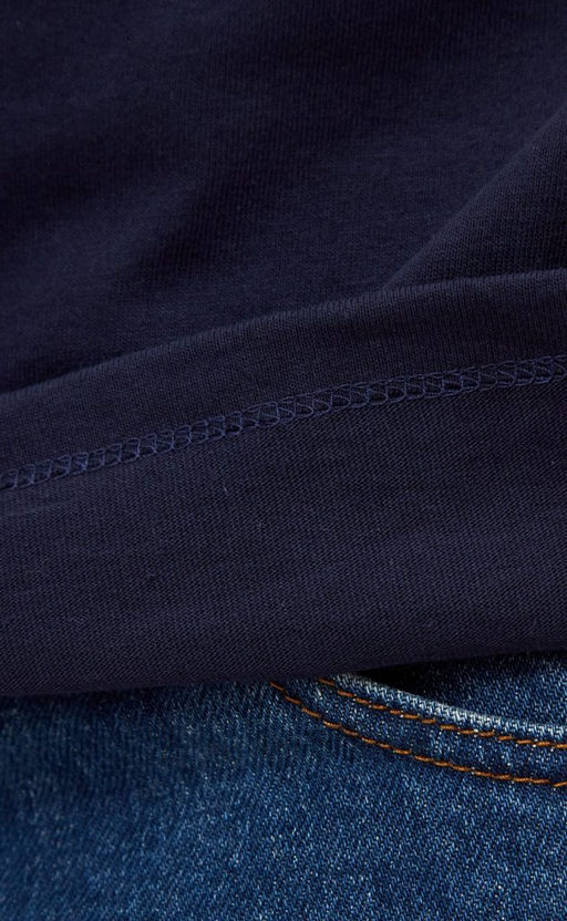 Лонгслив мужской с принтом F021-1001-430 темно-синий - Fine joyce фото 10