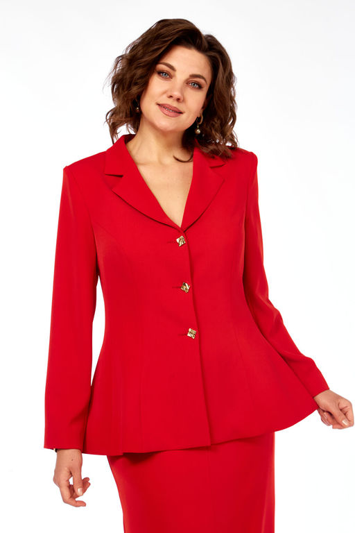 Костюм Olga Style С985 красный  фото 7